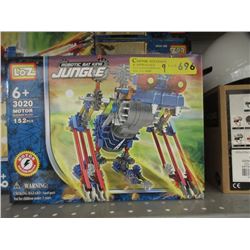 9 New Loz Motorized Dinosaur Building Toys