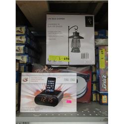 Bug Zapper, Clock Radio & Tortilla Maker