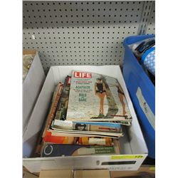 Box of Assorted Vintage Magazines