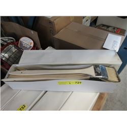 6 Dozen New Long Handled 2-1/2" Angle Brushes