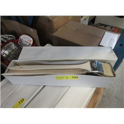 6 Dozen New Long Handled 2-1/2" Angle Brushes