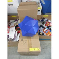 5 New 11" Metal Geometric Wall Decorations