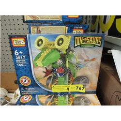 9 New Loz Motorized Dinosaur Building Toys