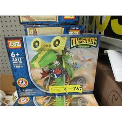9 New Loz Motorized Dinosaur Building Toys