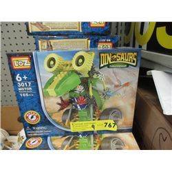 9 New Loz Motorized Dinosaur Building Toys