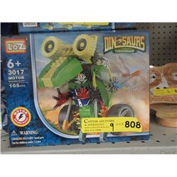 9 New Loz Motorized Dinosaur Building Toys