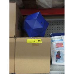 6 New 11" Metal Geometric Wall Decorations