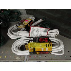 7 New 3 Meter Extension Cords