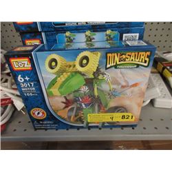 9 New Loz Motorized Dinosaur Building Toys