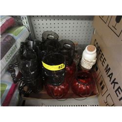 Halloween Themed Drinking Mugs & Candleholders