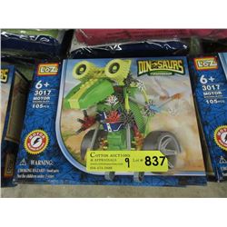 9 New Loz Motorized Dinosaur Building Toys