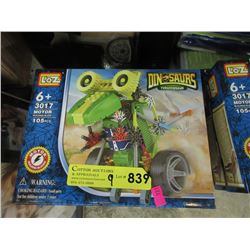 9 New Loz Motorized Dinosaur Building Toys