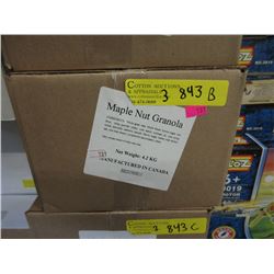 Three 4.2 KG Cases Maple Nut & Raisin Granola