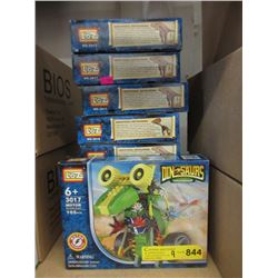 9 New Loz Motorized Dinosaur Building Toys