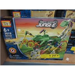 9 New Loz Motorized Dinosaur Building Toys