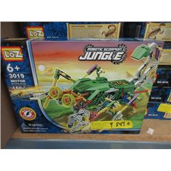 9 New Loz Motorized Dinosaur Building Toys