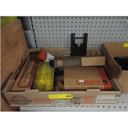 Box of Assorted Airsoft Accessories