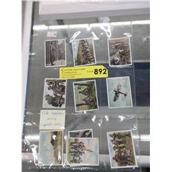 Ten 1936 German Army Cigarette Cards