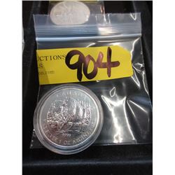 .9999 Fine Silver 1 Oz. Canadian Bison $5 Coin