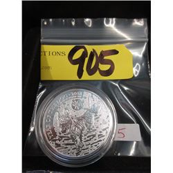 .999 Fine Silver 1 Ounce 2018 Yr. of the Dog Coin