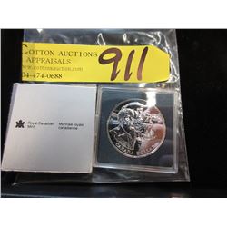 1995 Canadian BU Silver Dollar Coin - .500 Silver