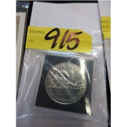 1986 Canadian BU Silver Dollar Coin - .500 Silver