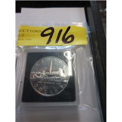 1984 Canadian BU Silver Dollar Coin - .500 Silver