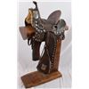 Image 6 : Silver Studded Folk Art Texas Centennial Saddle