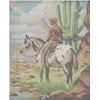Image 5 : Five Vintage Western Oil Paintings