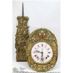 ORNATE 1890'S FRENCH CLOCK