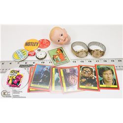 ESTATE BOX WITH ANTIQUE POCKET WATCH