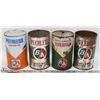 Image 1 : TRAY LOT OF VINTAGE BA OIL CANS