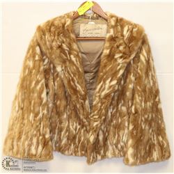 1950'S EATONS FUR COAT LADIES SMALL