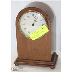 ANTIQUE MECHANICAL DESK CLOCK- WORKING.