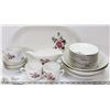 Image 1 : 28PC FLORAL CHINA SET MADE IN EAST GERMANY