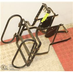 ANTIQUE BICYCLE FENDER  MOUNT BUDDY SEAT