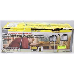 HOME LIGHT 1000 WATT TWIN HEAD HALOGEN WORKLIGHT
