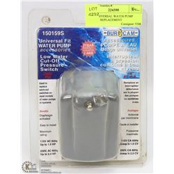 NEW UNIVERSAL WATER PUMP SWITCH REPLACEMENT