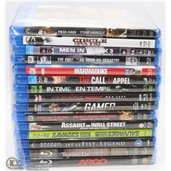 BUNDLE OF 15 BLU-RAY DVD MOVIES -