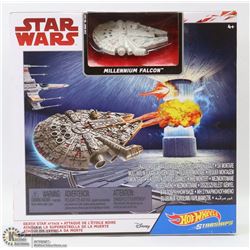 UNOPENED HOTWHEELS, MILLENNIUM FALCON DIE CAST