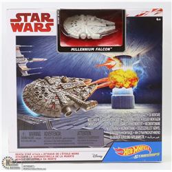 UNOPENED HOTWHEELS, MILLENNIUM FALCON DIE CAST