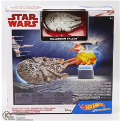 UNOPENED HOTWHEELS, MILLENNIUM FALCON DIE CAST