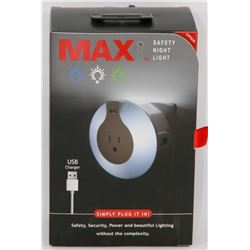 NEW MAX SAFETY NIGHT LIGHT - SIMPLY PLUG IT IN!
