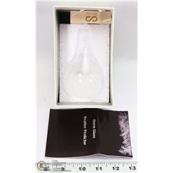 MINI  STORM WEATHER PREDICTOR WITH WOOD BASE