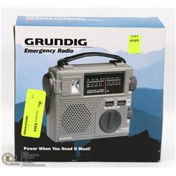 GRUNDIG EMERGENCY RADIO