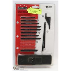 NEW JOBMATE 30 PIECE JIGSAW BLADE SET. TOOLS &