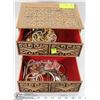 Image 1 : JEWELRY BOX WITH CONTENTS
