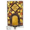 Image 1 : LARGE MOSAIC WALL CANDLE DECOR.