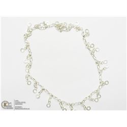 2) STERLING SILVER NUMBER 8 BRACELET