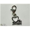Image 1 : 9) STERLING SILVER "HEART TO SWIM" PENDANT